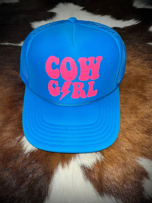 Twisted T Western & More Blue “Cowgirls” Trucker Hat