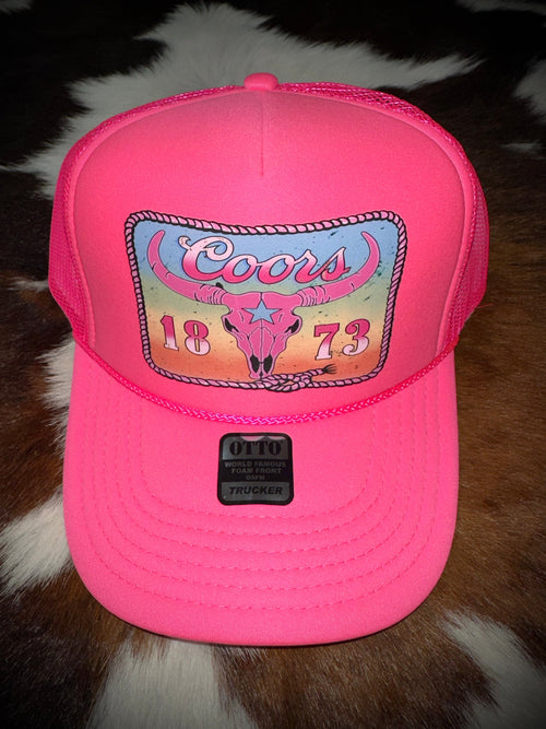 Twisted T Western & More Hot Pink “Coors” Trucker Hat