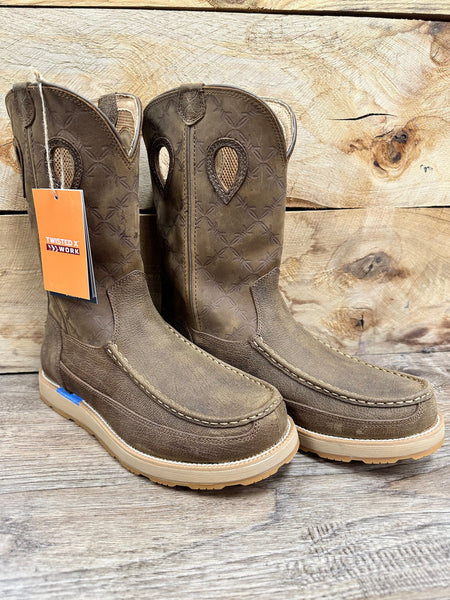 Men s Twisted X Work Pull On Boot Twisted T Western More