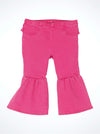 Girl's Toddler Pink Ruffle Jeans