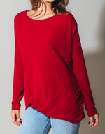 Women's LS Tunic Knit Top