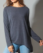 Women's LS Tunic Knit Top