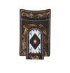 3D Belt Company Card Case 3D Floral Hand Tooled W/ Print Design  Wallet