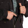 Cinch Mens Concealed Carry Canvas Jacket in Brown