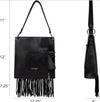 Wrangler Floral Embossed Fringe Concealed Carry Crossbody