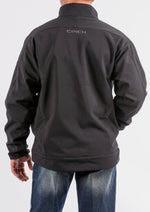 Cinch Mens Black & Grey Logo Concealed Carry Bonded Jacket