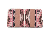 Wrangler Southwestern Wallet in Pink