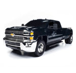 Black Chevrolet Silverado Dually