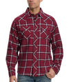 Men’s Wrangler Red Plaid Flannel Shirt