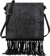 Wrangler Floral Embossed Fringe Concealed Carry Crossbody