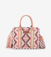 Wrangler All-Over Aztec Print Canvas Tote Bag