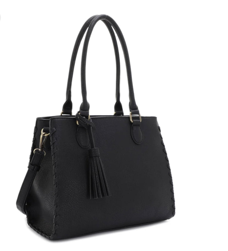 Lioness Concealed Carry Satchel Bag in Black