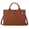 Trinity Ranch Floral Tooled Fringe CC Tote/ Crossbody