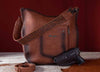 Wrangler Rivets Concealed Carry Oversize Tote/Crossbody in Brown