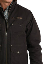 Cinch Mens Concealed Carry Canvas Jacket in Brown