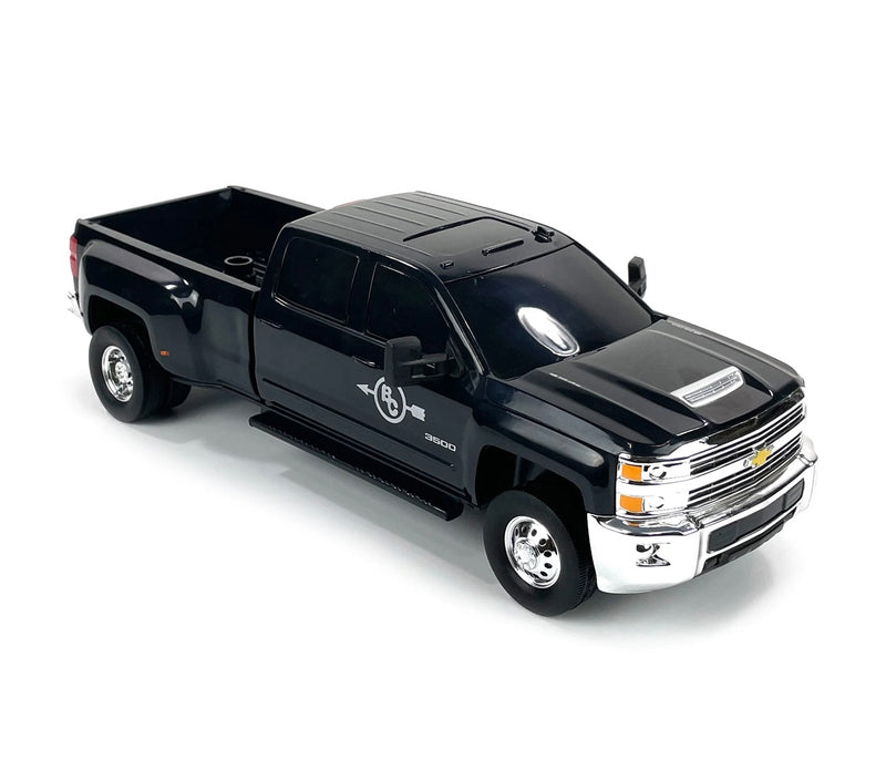 Black Chevrolet Silverado Dually