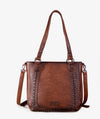 Wrangler Rivets Concealed Carry Oversize Tote/Crossbody in Brown