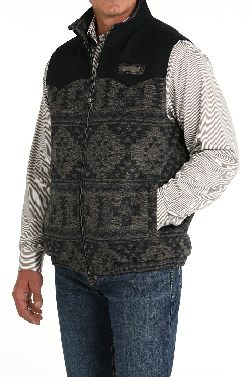 Men's Cinch CC Wooly Aztec Print Vest