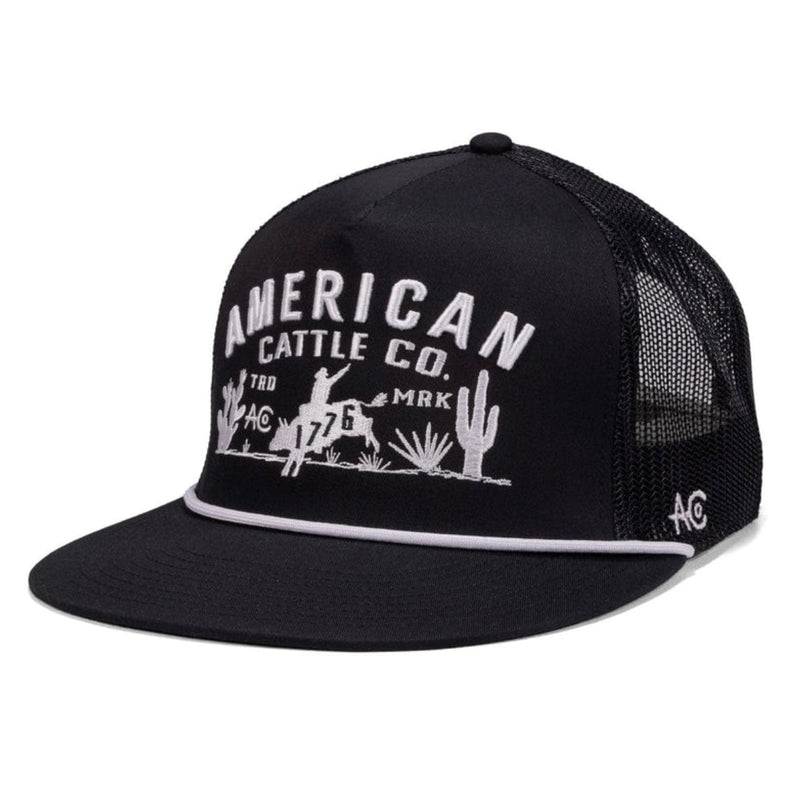 American Cattle Co Apparel & Accessories ACC8 Second Black Hat