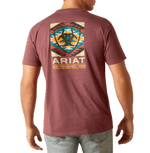 Ariat Men's Shirts Men's Ariat Burg Heather Logo Tee