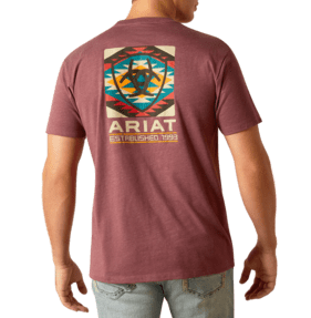 Ariat Men's Shirts Men's Ariat Burg Heather Logo Tee