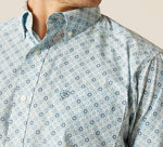 ariat Men's Shirts Men's Ariat Eamon Blue Print Shirt