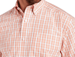 Ariat Men's Shirts Men's Ariat SS Yen WF Orange Plaid