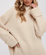Blue Ivy Apparel & Accessories Women's Oatmeal Oversized Sweater