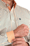 Cinch Apparel & Accessories Men's Cinch LS Cream Stripe Shirt
