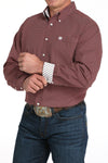 CINCH Apparel & Accessories Men's Cinch LS Red Print Shirt