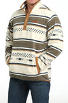 Cinch Apparel & Accessories Men's Cinch Polar Fleece Cream