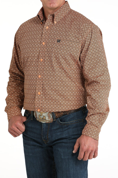 Cinch Men's Shirts Men's Cinch LS Coral Print Shirt