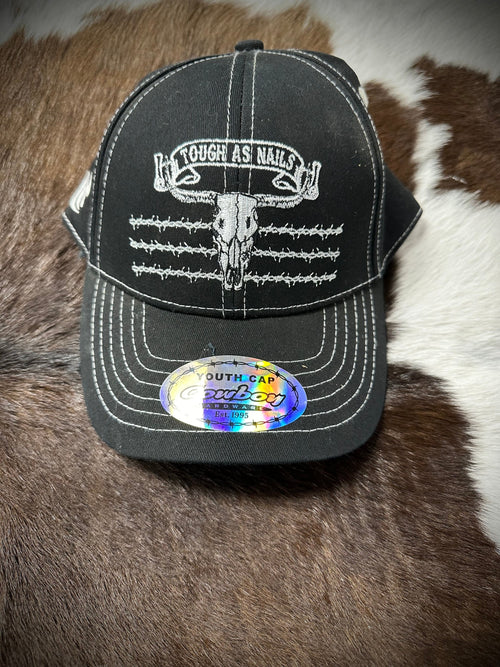 Cowboy Hardware Youth “Tough as Nails” Cowboy Hardware Ball Cap