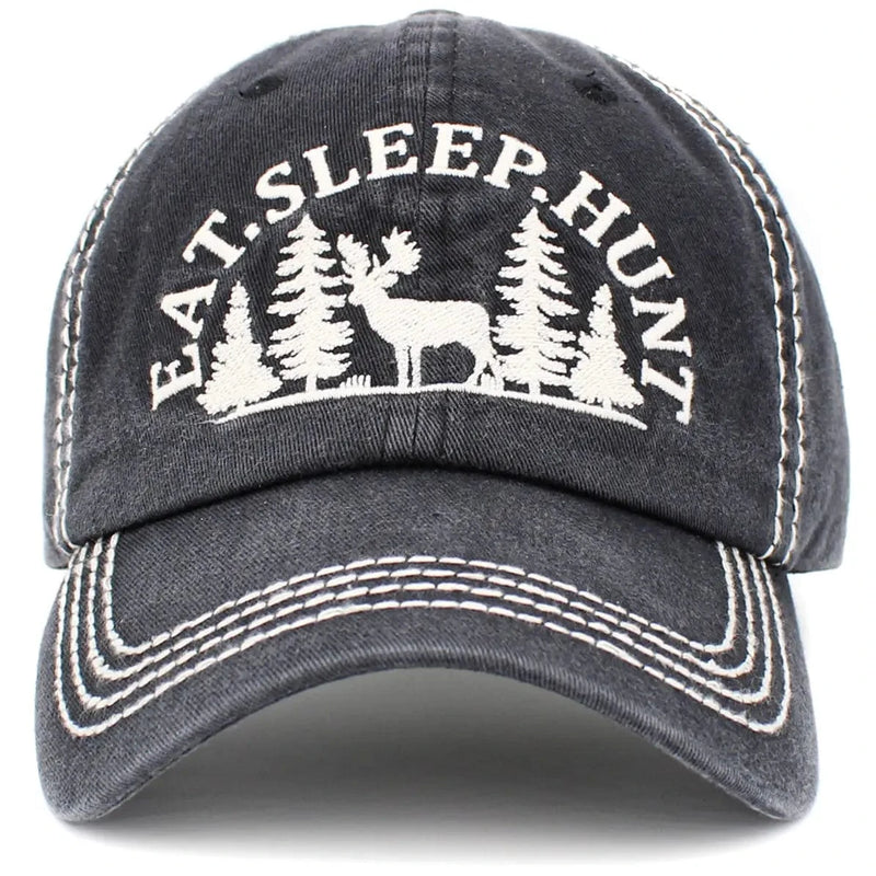 Faire Apparel & Accessories Bl Men's Eat Sleep Hunt Ball Cap