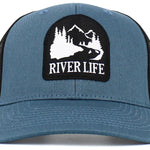 Faire Apparel & Accessories Blue Men's River Life Mesh Ball Cap