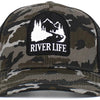 Faire Apparel & Accessories Camouflage Men's River Life Mesh Ball Cap