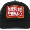 Faire Apparel & Accessories Black Men's Whiskey & Music Mesh Hat