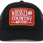 Faire Apparel & Accessories Black Men's Whiskey & Music Mesh Hat