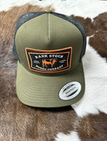 Hooey Green/Orange Rank Stock Rodeo Company Hooey Hat