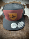 Hooey Men’s Maroon/Black Hooey Bull Rider Ball Cap