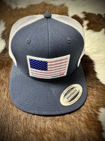 Hooey Mens Hooey American Flag Ball Cap