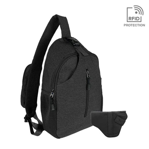 Jessie James Backpacks JJ Kyle Black Sling CC BackPak