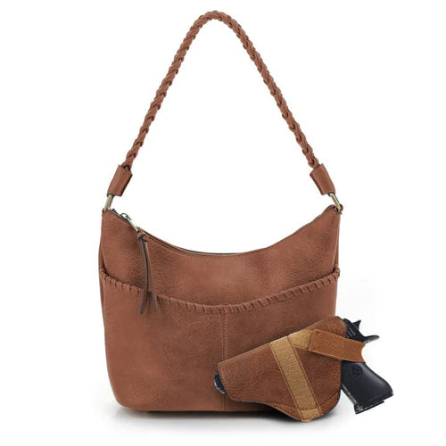 Jessie James Purses JJ Alle CC Brown Hobo