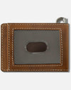 M&F Apparel & Accessories Ariat Brown Flag Patch BiFold Money Clip