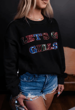 Marigold Kiss Apparel & Accessories Women's "Lets Go Girls" Sweatshirt