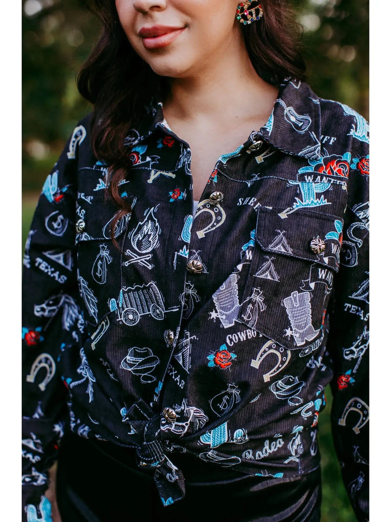Marigold Kiss Women's Apparel Women's Texas Rodeo Jacket