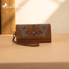 Montana West Apparel & Accessories MW Brown Concho Embroidery Wallet
