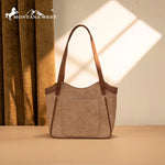 Montana West Apparel & Accessories MW Brown Embroidery Boot Scroll Tote