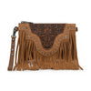 Montana West Apparel & Accessories TR Fringe Floral Tooled Clutch/Crossbody
