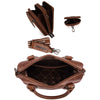 Montana West Apparel & Accessories Wrangler 3 Pcs Buckle Classic Crossbody - Brown